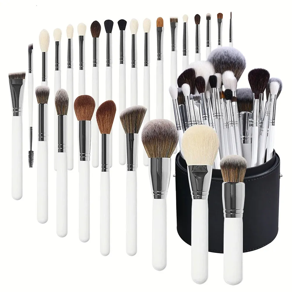 Makeup Tools 26st Borstes Set Blush Foundation concealer Eyeshadow Eyebrow Powder Cosmetic Brush Soft Fiber Face Make Up Beauty 231023