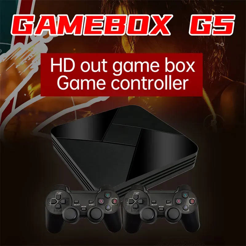 Game Box G5 Host S905L WiFi 4K HD Super Console X more Emulator Games Retro TV Video Player For PS1/N64/DC