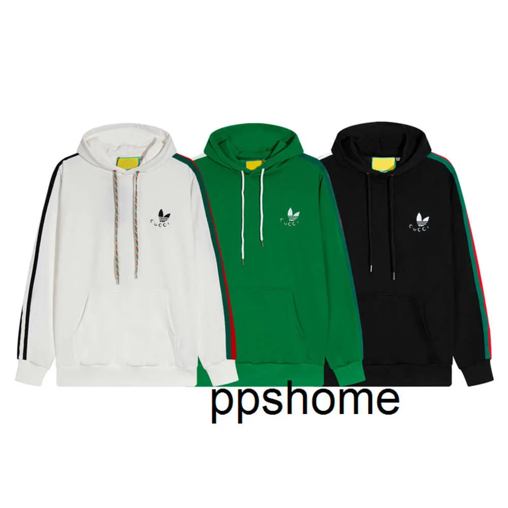 Fashions ppshome Luxo Designer Clássico Hoodie Clovers Co Branding Estilo Casual Vestido Hoodies Moletom Casal Correndo Hoodie Top Jacket