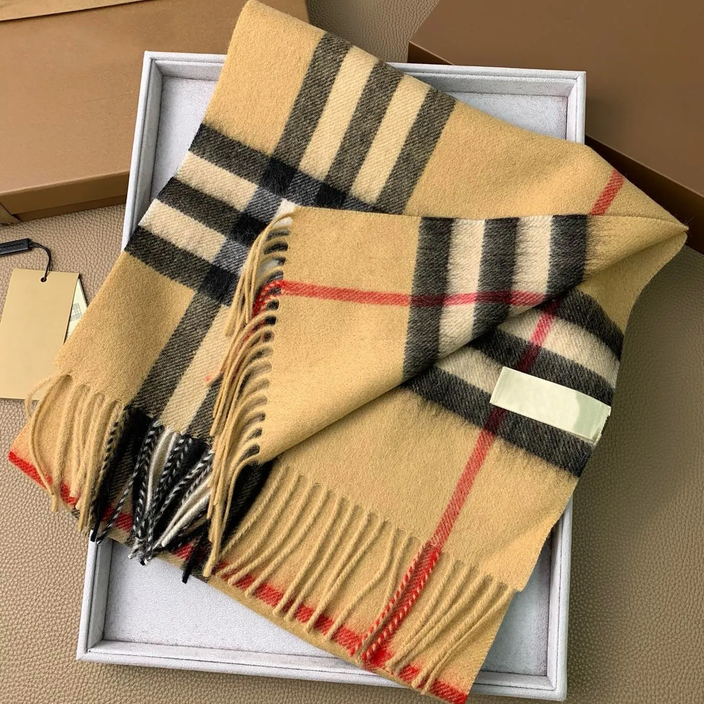 Women Men Cashmere Scarf Classic Plaid designer Scarves Soft Touch Warm Wraps With Tags Autumn Winter Long Shawls 180-30cm