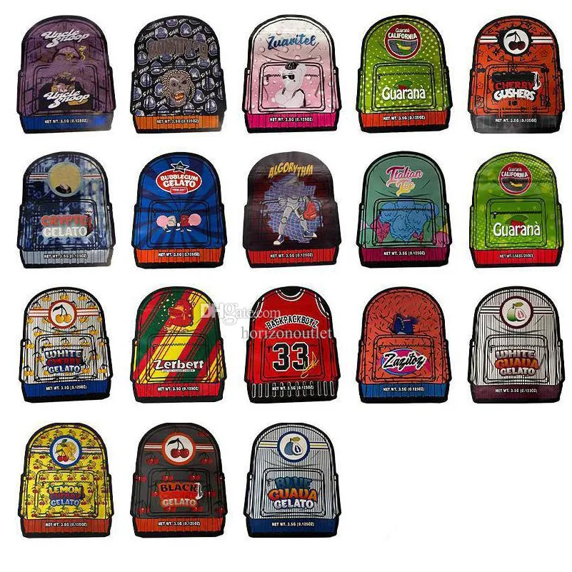 Wholesale Zerbert Gelato Backpackboyz 18 Unique Styles, 3.5g Irregular