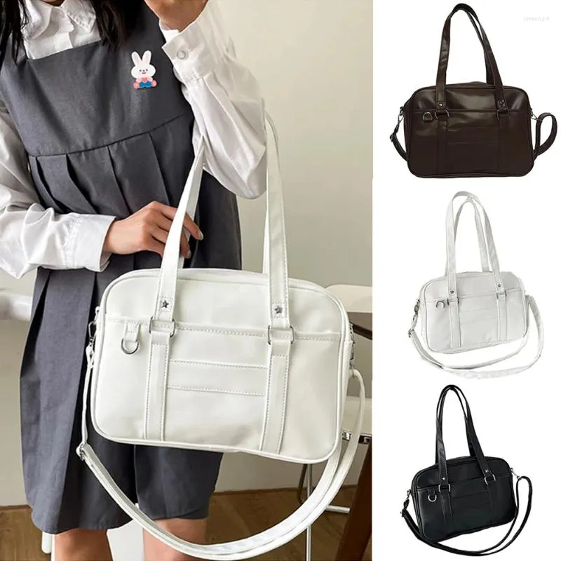 Sacs de soirée Japonais JK Sac Femmes Lycée Étudiant Uniforme PU Cuir Épaule Simple Sacs À Main Bandoulière Itabag