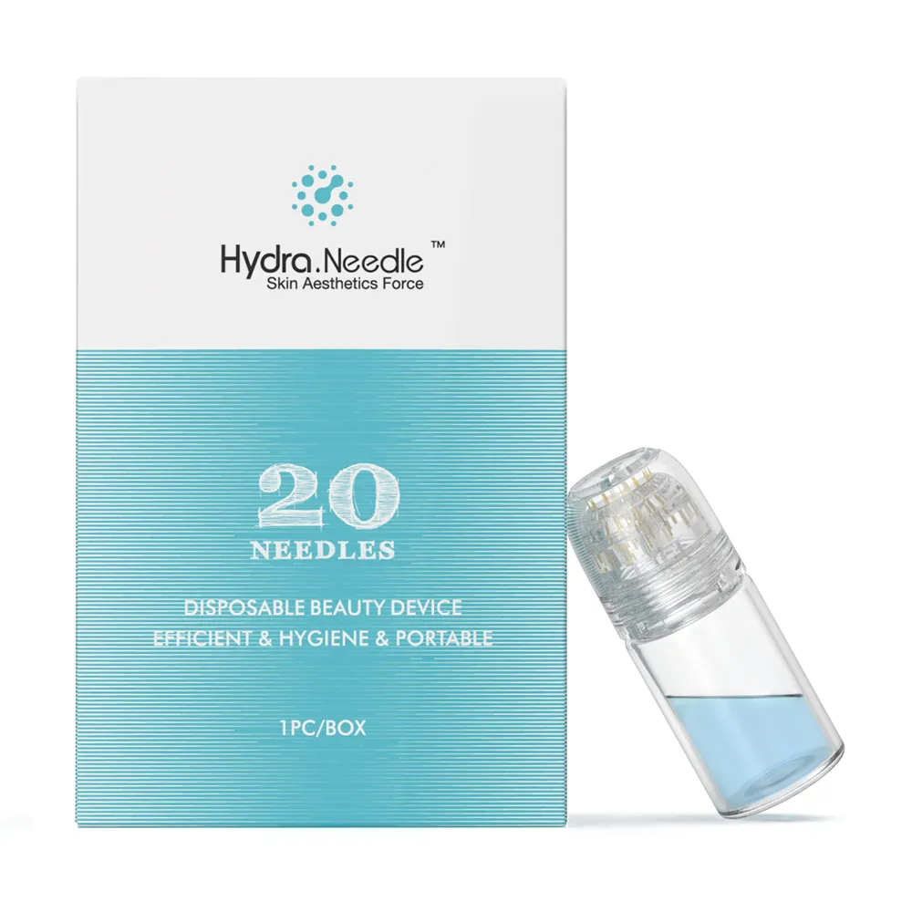 Hydra Igle 64 20 Aqua Micro Channel Mezoterapia złota igła drobna dotyk System Derma