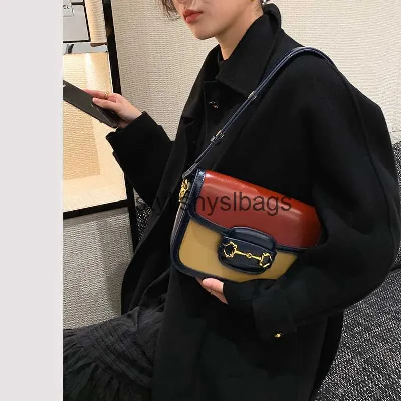 Shoulder Bags New Women's Authentic Leader Bag for Crossbody Bag and Bags for Women 2023 Designer Luxury Saddle Bagsstylishyslbags