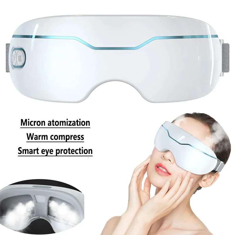 Masseur pour les yeux intelligent Nano vapeur atomisation Massage d'acupression soulager les cernes de Fatigue améliorer l'instrument de soins du sommeil 231023