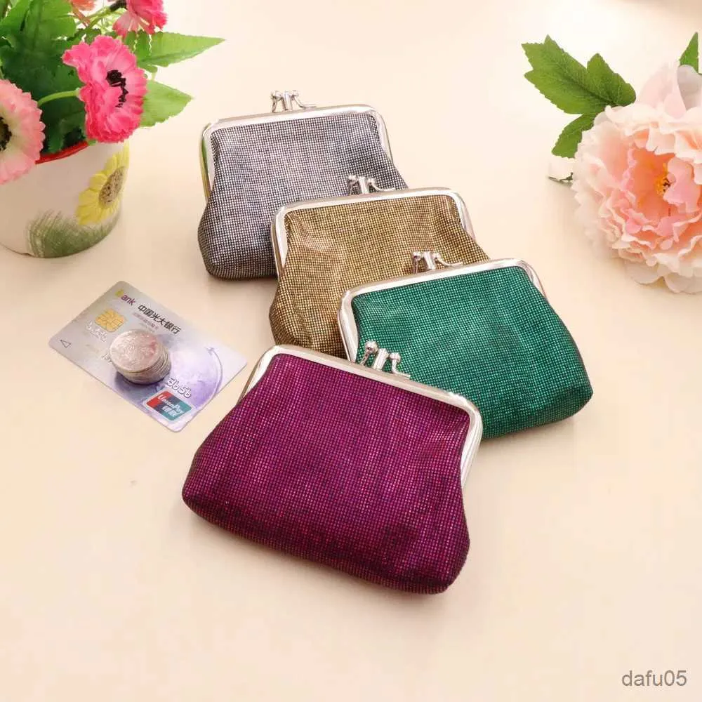 Women's Long Double Zipper Coin Purse Solid Color Clover - Temu