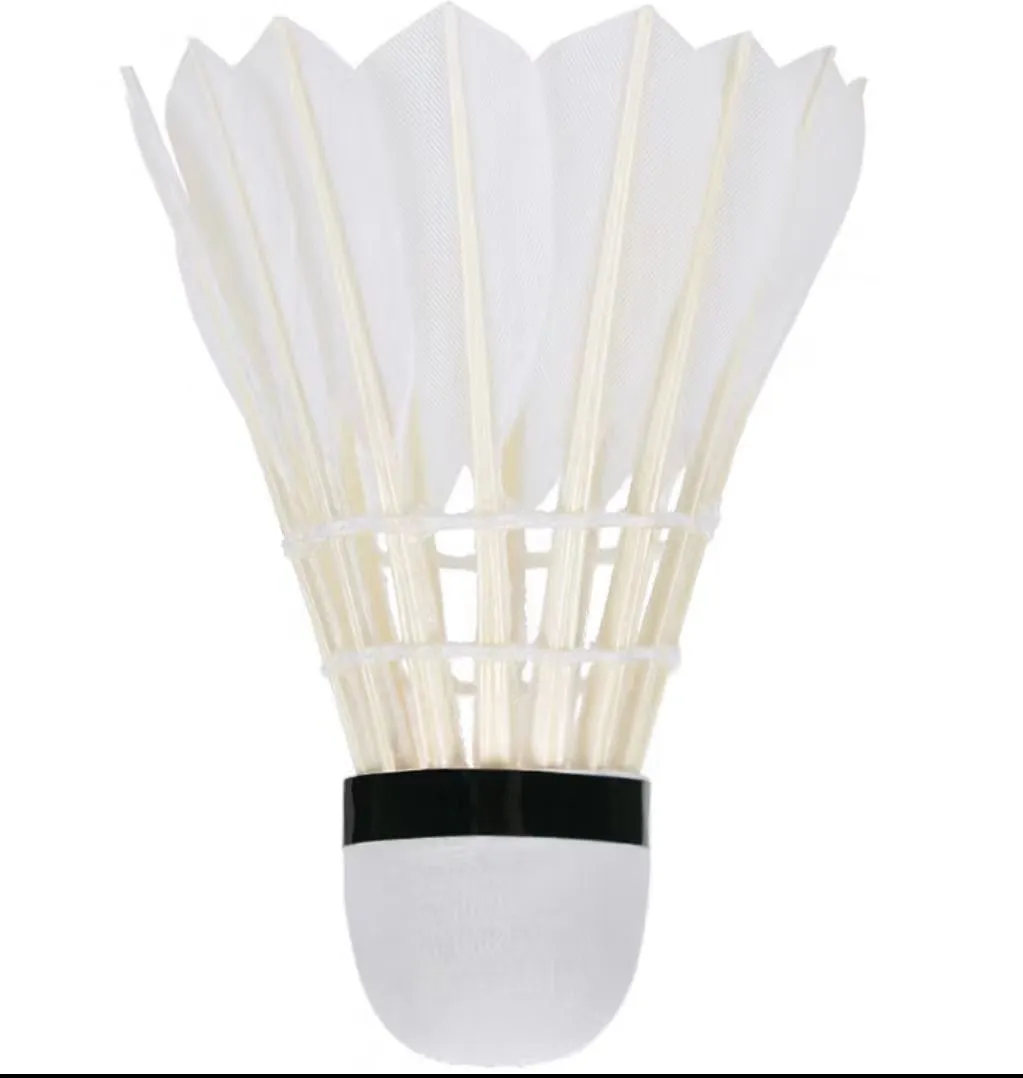 DHS Badminton Serie 401 Piuma naturale Durevole Testa da gioco Home Entertainment Allenamento Prestazioni ad alto costo Badminton 401A Badminton One Barrel