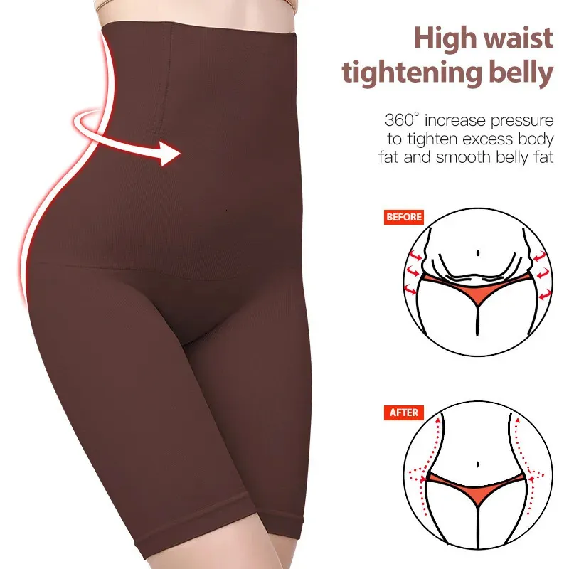 Womens High Waist Seamless Body Shaper Shorts Butt Lifter