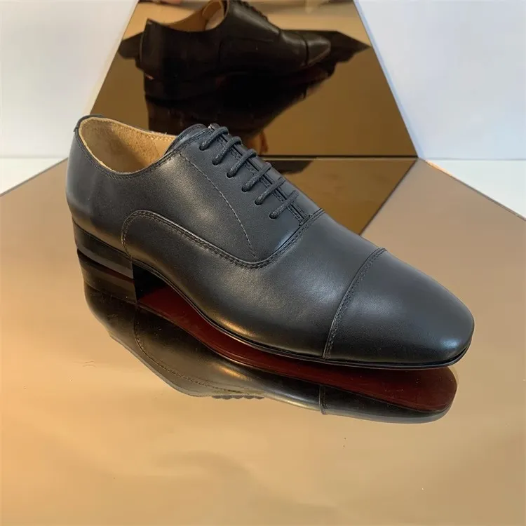 Printemps cuir noir pour mariage de haute qualité robe luxueuse bureau d'affaires hommes chaussures de créateur de luxe taille 34-47 mocassins confortables mocassin travail formel uni