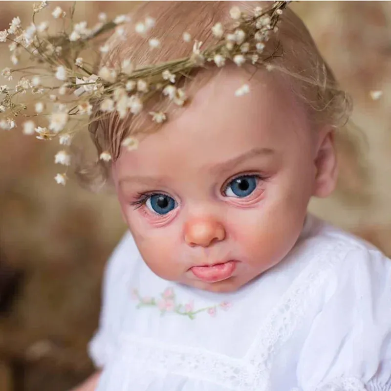 Dolls 24inch Reborn Doll Kit Adelaide Princess Toddler Girl Rare Limited Edition Soldout Soldout غير مكتمل قطع دمية 231023