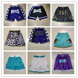 men Throwback Basketball Shorts pocket Basketball Jersey LaMelo 1 Ball Jason 55 Williams Chris 4 Webber guowang huangfeng