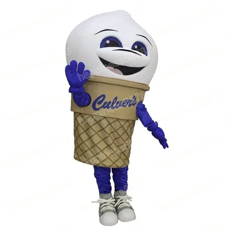 Performance Ice Cream Mascot Costumes Święta Święta Kreskówka Strój postaci garnitur Karnawał Dorośli rozmiar Halloween świąteczny sukienka na imprezę