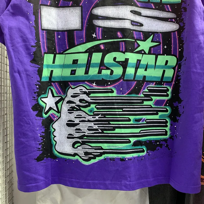Hellstar Goggles T-Shirt Purple