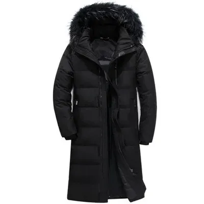 Męskie Parkas Parkas Męskie Kolmakov Duck Down Coats Winter Mens Goose Down Down For Big Tall Man X-Long Parkas S-6xl z odejmowanym kapeluszem 231023