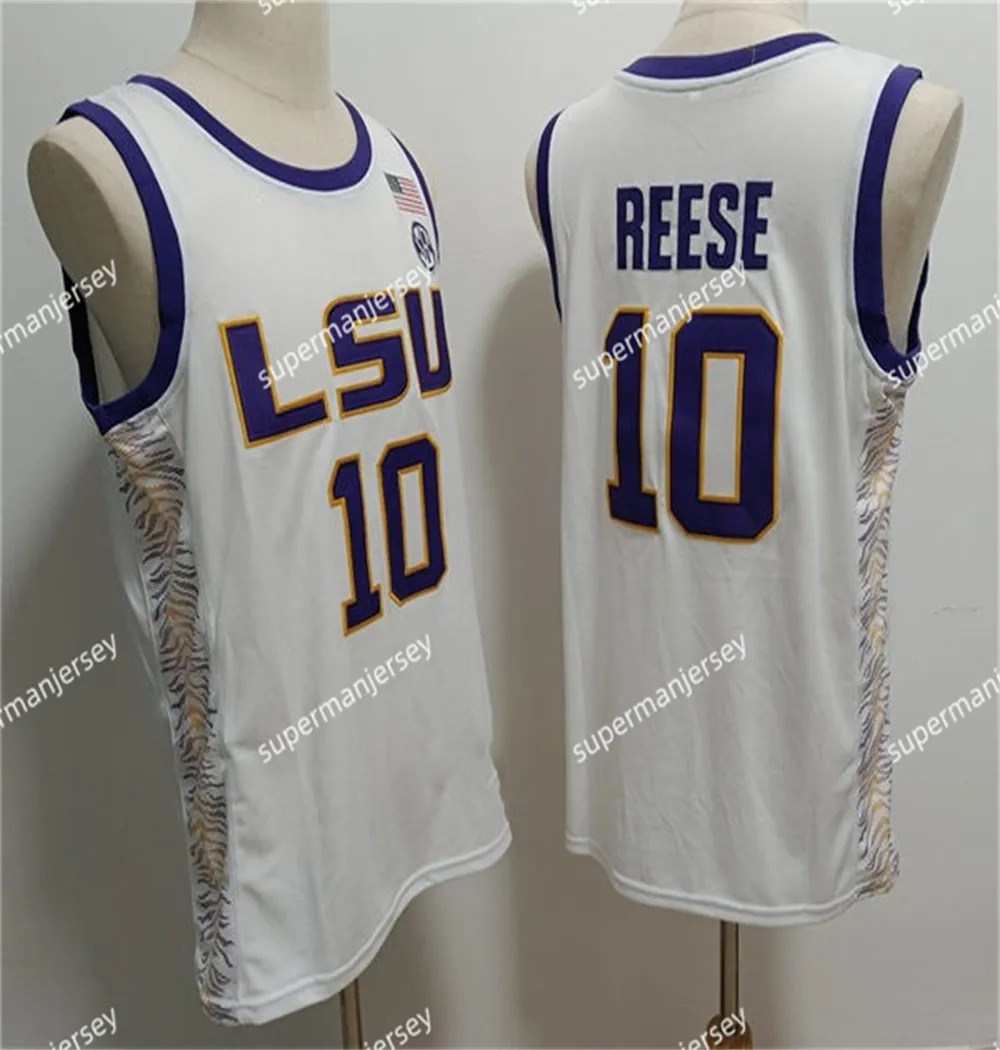 Angel Reese LSU Tigers Basketball Jerseys Mens Womens Stitched Hailey Van Lith LSU Jersey