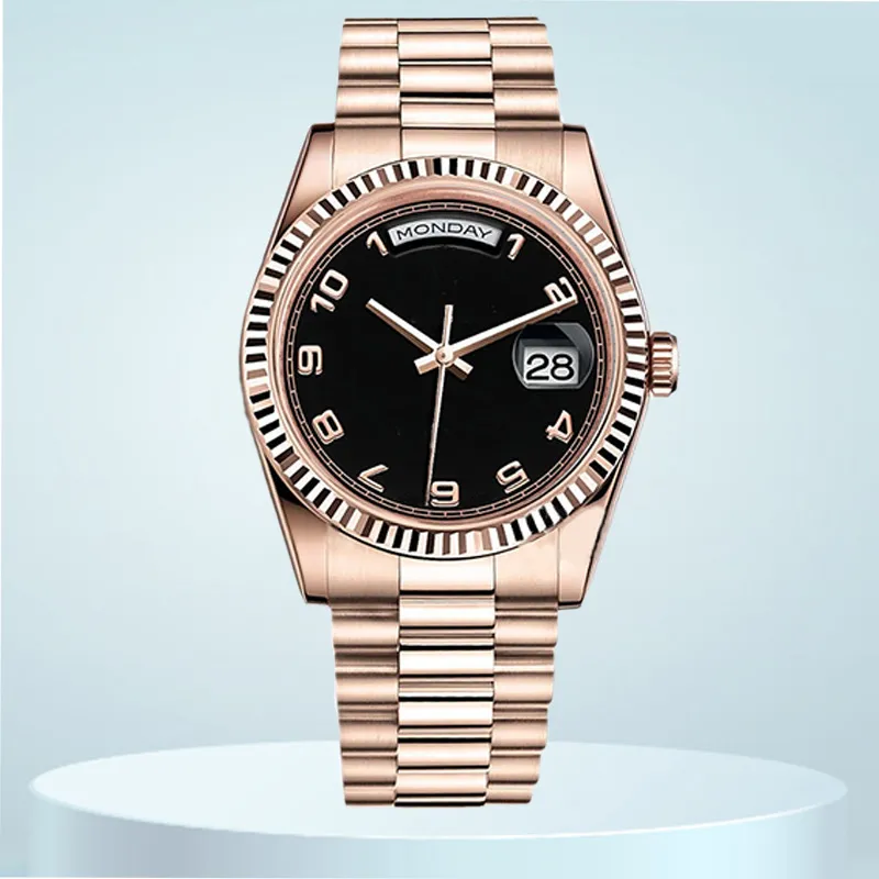 montre de qualité femmes montres de créateurs hommes 8205 mouvement 36 41mm verre saphir cadran noir et blanc montres atmosphère de loisirs tout en acier inoxydable bracelet montre