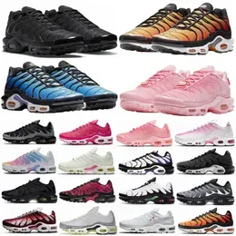 Designer Shoes Tn Plus Mens Trainers Tns Outdoor Shoes White Black Anthracite Blue Red Dusk  University Gold Bullet Women Breathable Sneakers Sports