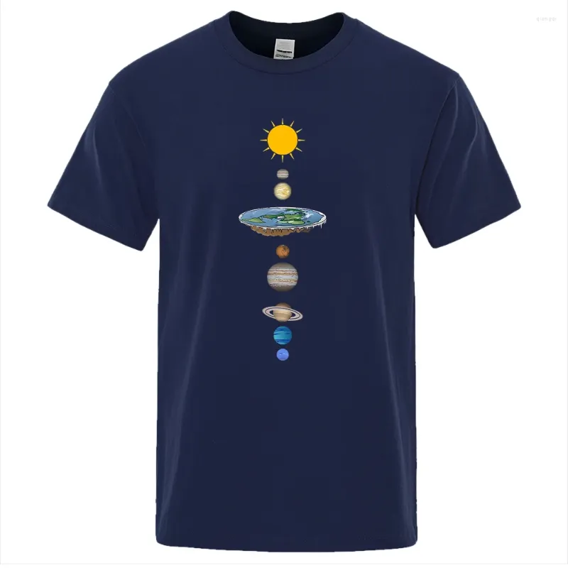 Herrpolos t-shirt sommar anime tecknad sol satellit serie otaku kort ärm avslappnad mode streetwear lös topp