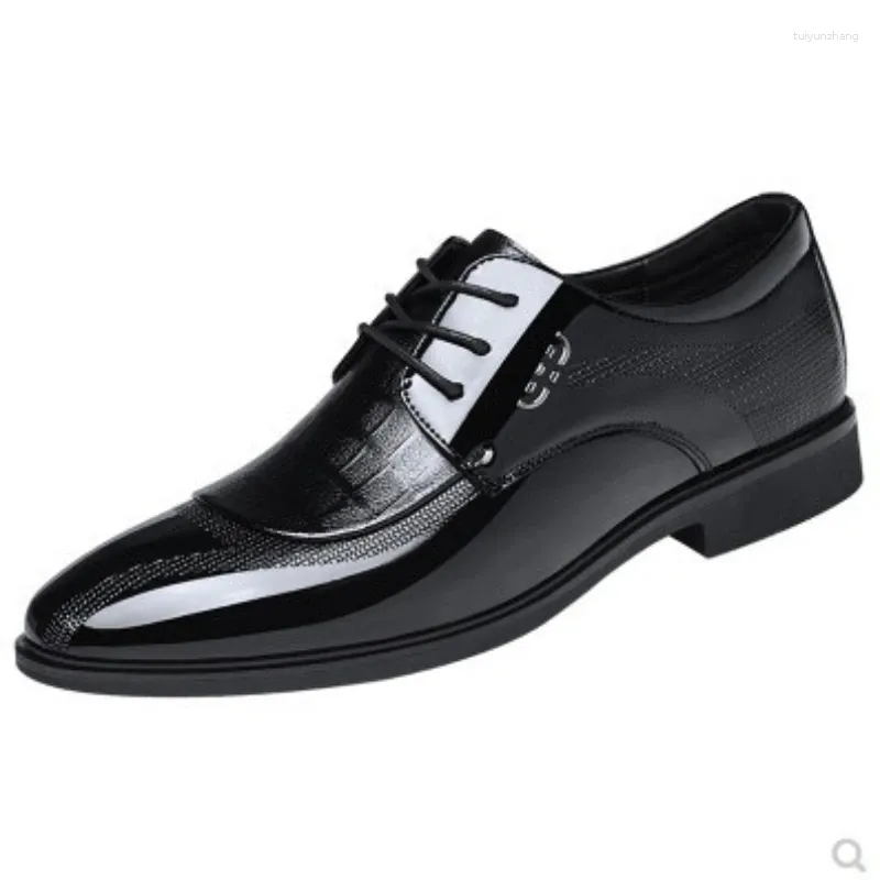Scarpe eleganti da uomo Moda a punta Stringate da uomo Business Casual Oxford in pelle marrone nero Taglia grande 38-48