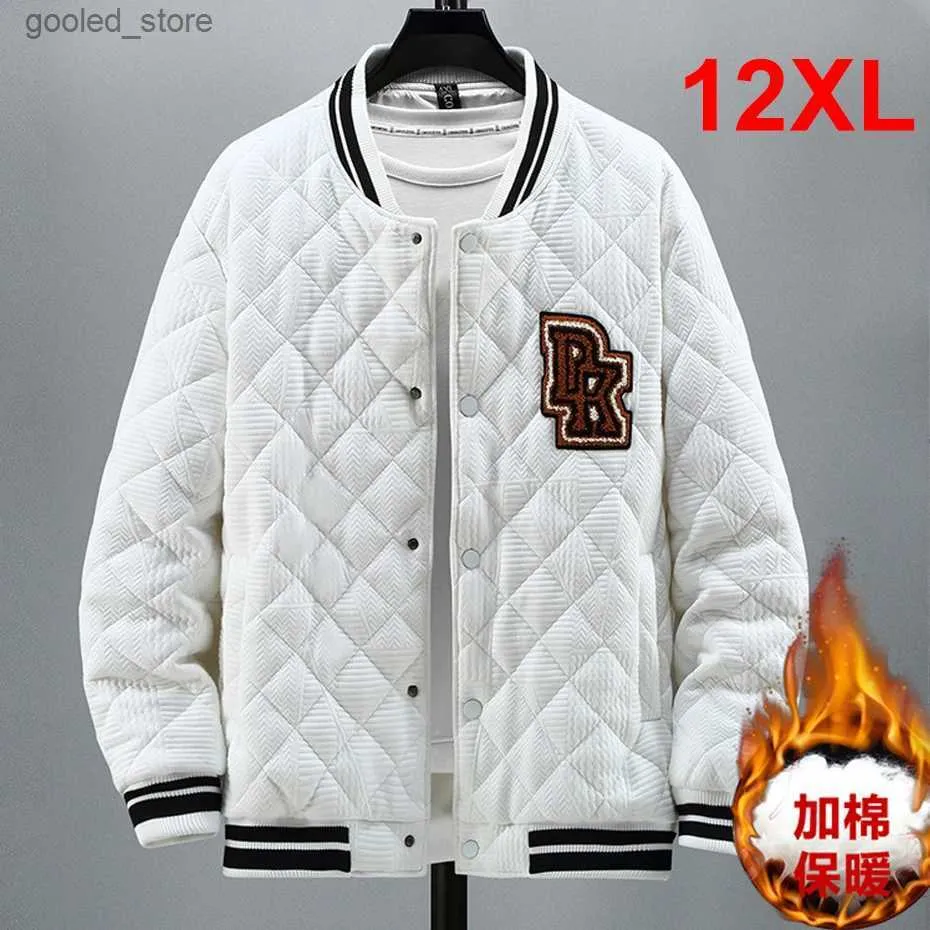 Piumino da uomo Parka Autunno Inverno Spessa Giacca college da uomo Giacca da baseball Plus Size 12XL Cappotto da uomo Inverno Caldo Capispalla Big Size 10XL 12XL Q231024