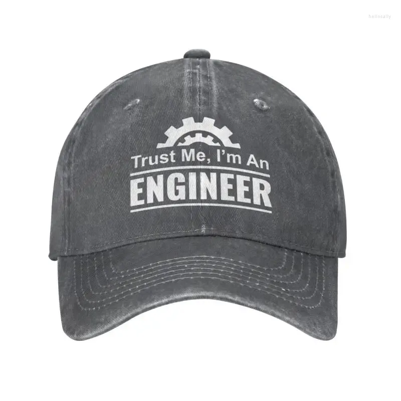 Bollmössor Fashion Cotton Mechanical Engineer Baseball Cap för män Kvinnor Personlig justerbar unisex -tekniker Engineering Dad Hat