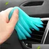 Car Sponge Wash Interior Cleanincar Air Conditioning Port Cleaning Vent Magic Dust Glue Keyboard Dirt Cleanercar Drop Delivery Automob ZZ