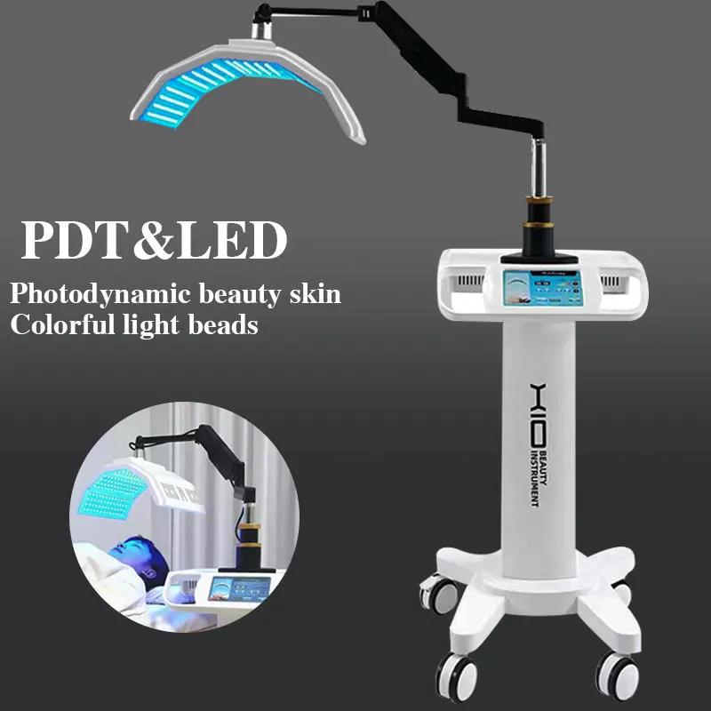LED PDT Phototherapie 7 couleurs soins de la peau du visage LED Photon photodynamique luminothérapie PDT