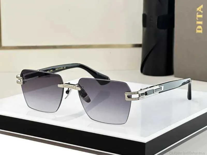 Realfine 5a okulary Dita Meta-Evo One DTS147 Luksusowe okulary przeciwsłoneczne dla mężczyzny z szklankami pudełka t6ai evyx