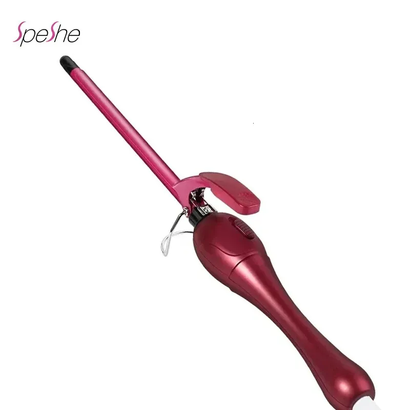 Curling Irons 919mm Cerâmica Mini Barril Encrespadores de Cabelo Pequeno Crimp Iron Wand Wool Roll Waver Styling Appliances 231023