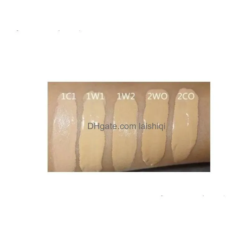 brand makeup double wear foundation liquid 2 colors stay in place 30ml concealer cream and natural long-lasting