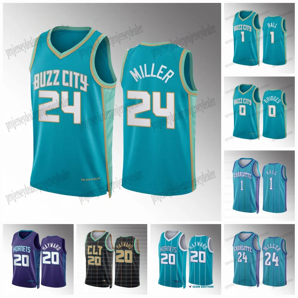 Lamelo 1 Ball Hornets 2023-24 City Jerseys Brandon 24 Miller Charlotte Kelly 12 Oubre Jr. Mason 24 Plumlee Dennis 8 Smith Jr. Terry 3 Rozier Gordon 20 Hayward Jerseys