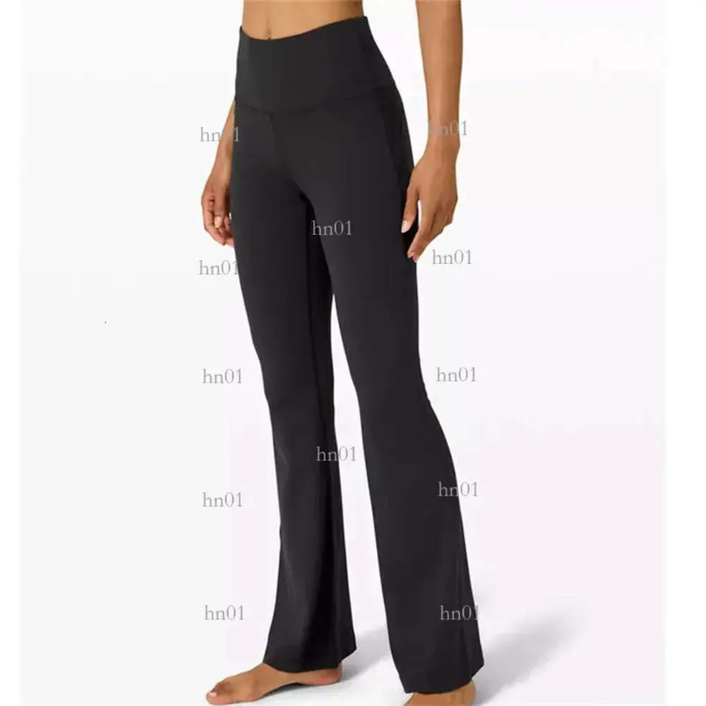 Yoga Lululemens Femmes Leggings Pantalons Femmes Pleine Longueur Skinny Flare 5 Couleurs Disponibles Taille Élastique Designer Clothes876