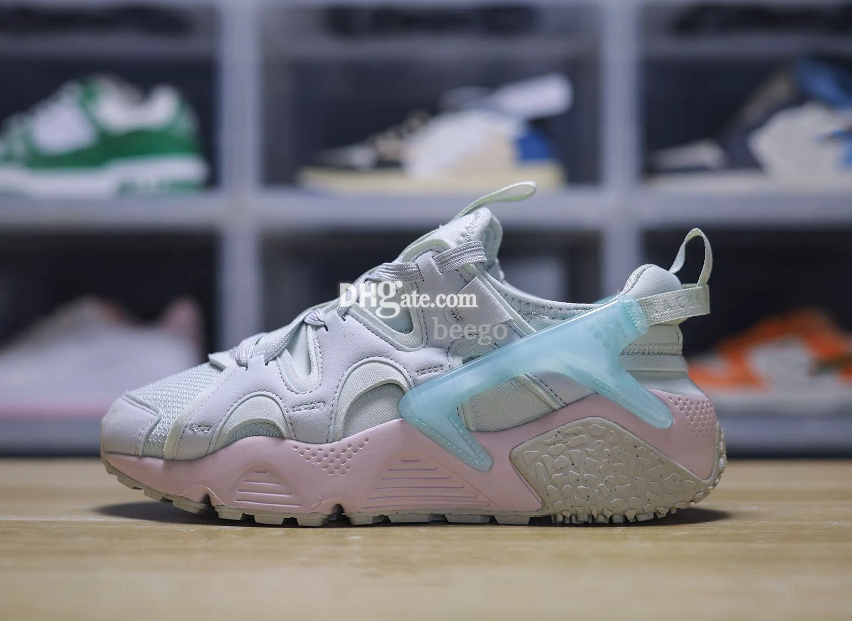 High Top Custom Huarache Shoes Nike Huarache Black Gucci Custom