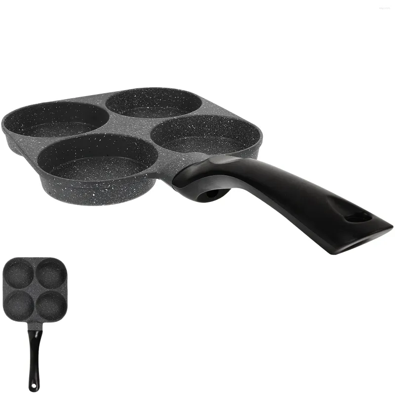 Kastpannor gjutjärn stekpanna liten stekpanna stekt äggkokare nonstick pannkaka grillad uppdelad plastägg mini roll