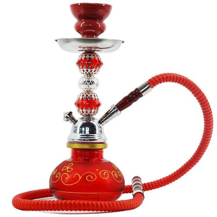 Cheap single tube small iron gun small Arabic hookah shisha