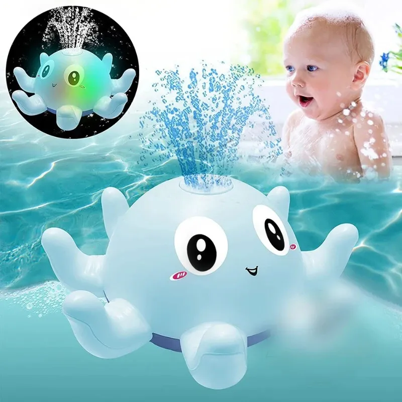 Babybadjespeelgoed Babybadjespeelgoed Spraywaterdouche Badspeelgoed voor kinderen Elektrische walvisbadbal met licht Muziek LED-lichtspeelgoed ool Badspeelgoed 231024