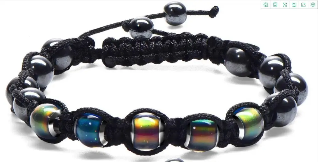 Bracelet THW3 noir blanc pierre de lave naturelle oeil de tigre perles Bracelets de Yoga 231023