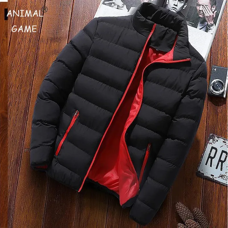Mens Down Parkas Winter Coat Plus Size Mode Fall Warm Clothing Parka Sweatwear Jacket Men 231024