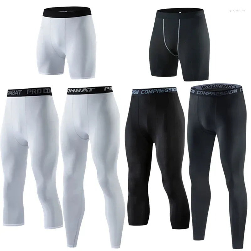 Abbigliamento da palestra Uomo Leggings sportivi Pantaloncini a compressione Pantaloni corti sotto lo strato base Pantaloni da allenamento per ragazzo Corsa Basket Allenamento Atletico