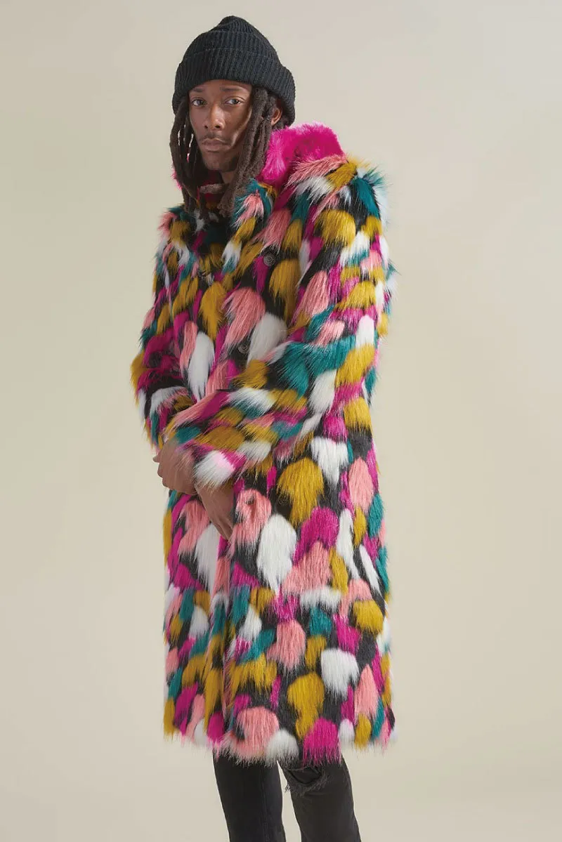 Parka with multi coloured fur 2025