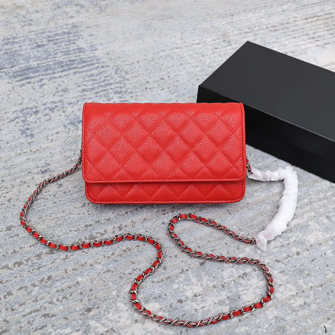 CC 5A 최고 품질의 WOC 여성 가방 가방 핸드백 지갑 진정한 가죽 숄더백 지갑 고품질 브랜드 디자이너 백