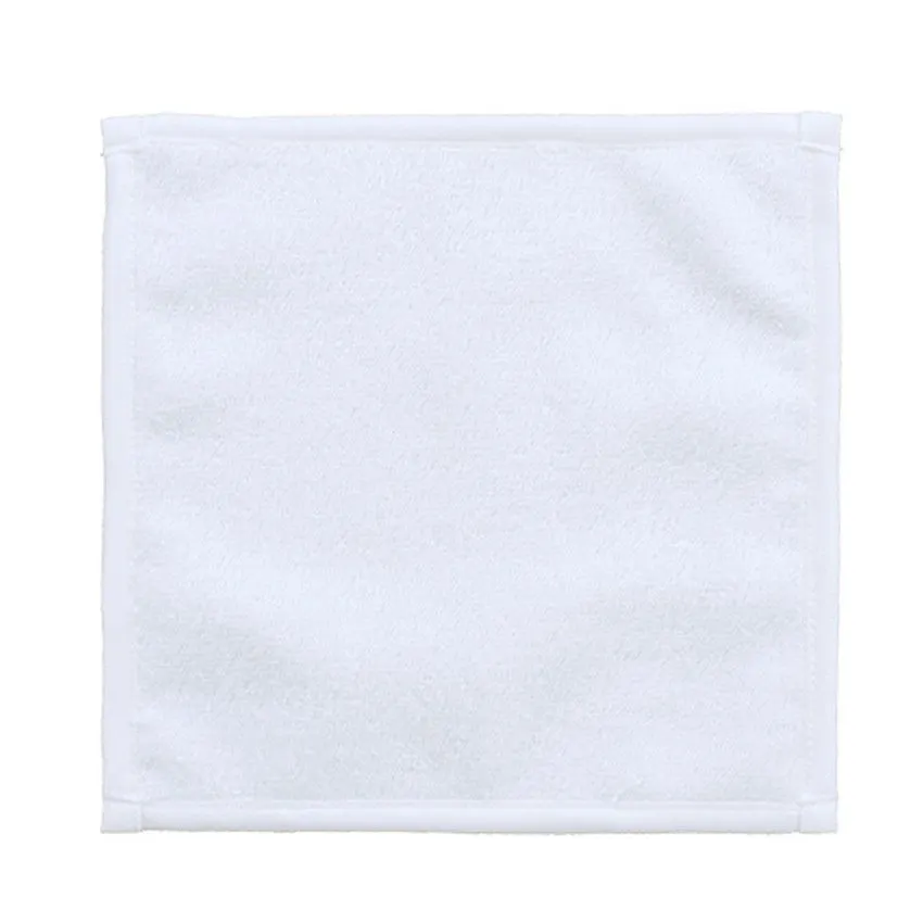 Sublimation Towel Polyester Cotton 30*30cm Towel Blank White Square Towel DIY Printing Home Hotel Towels Soft Hand Towels A03