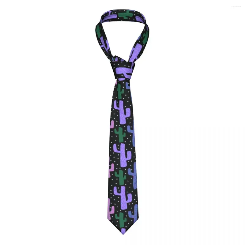 Cravates d'arc Casual Arrowhead Skinny Coloré Cactus Cravate Slim Cravate Pour Hommes Homme Accessoires Simplicité Fête Formelle