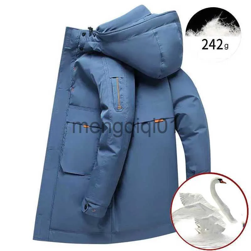 Parka da uomo Piumino riscaldato Piumino da uomo Acquista Piumino d'anatra bianco Abbigliamento da lavoro all'aperto Cappotti da uomo Giacca originale di alta qualità intensificata UK J231024