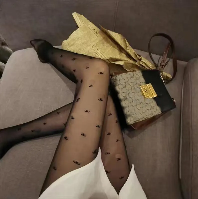 Calzini Di Seta Nera Donne Lussuoso, Trasparente, Notclub Da 10,3