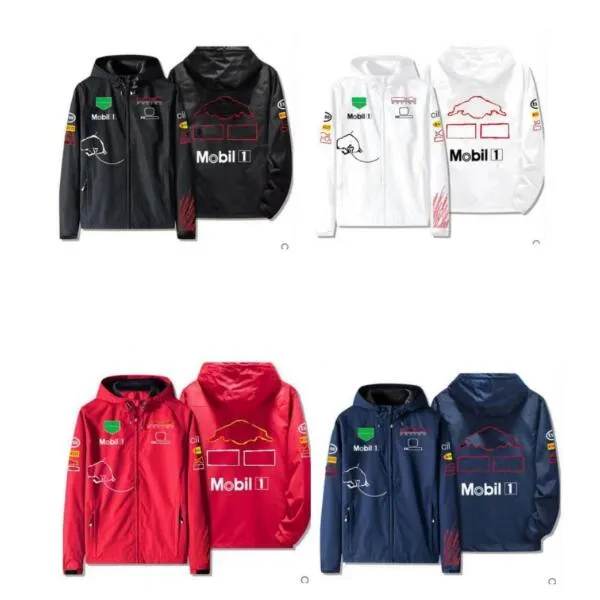 F1 Racing Sweatshirt Autumn and Winter Outdoor Warm Waterproof Jacket samma anpassade