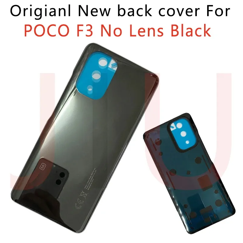 Verre De Lentille Arrière Avec Cadre Pour Xiaomi Poco X3 / X3 NFC - Remplacement - Neuf Noir
