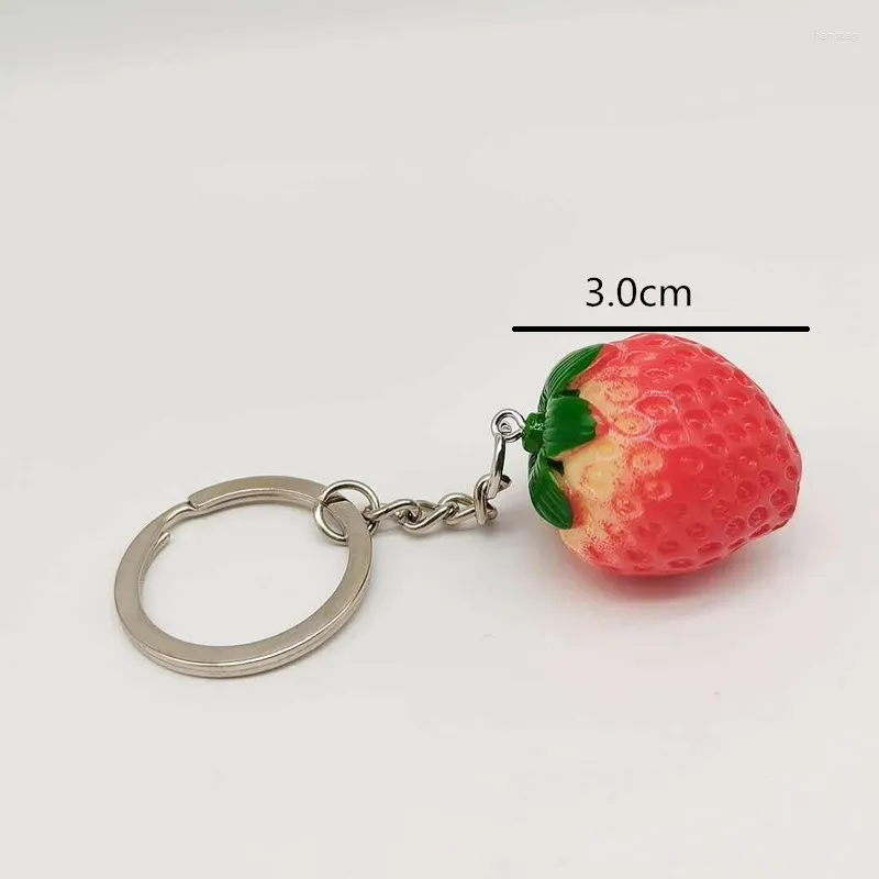 Pack Simulated Strawberry Strawberry Keychain Fashionable Jewelry For Women  And Girls, 3D Fruit Design, Cute Car Key Holder And Friend Accessory From  Hangtag, $6.82