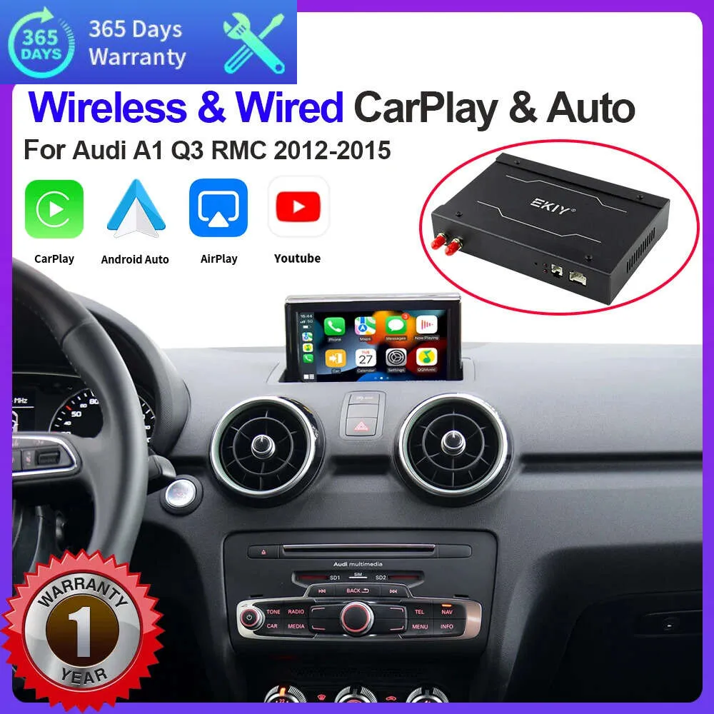 New Car Wireless CarPlay Android Auto Interface For Audi A1 Q3 RMC