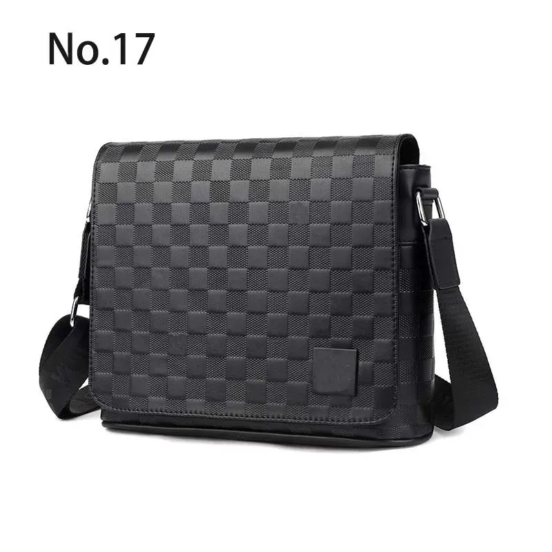 Tote Designer Bag Wallet Fashion Man Messenger Leisure and Business Eming Brown Lattice Mens Bags Cross Body Handbag